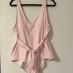 Ruffle Butts Pink Gingham One Piece Swimsuit